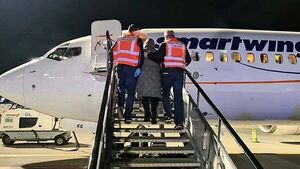 Charter flight used to deport 32 people to Georgia