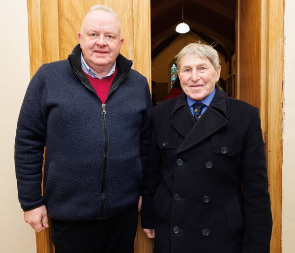 Cllr Jim Deane and James Hogan