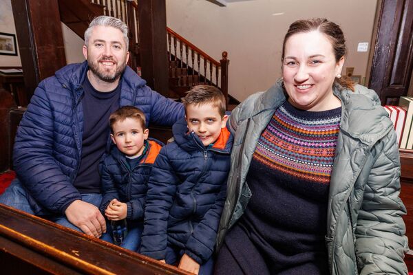 At the Valentine's with enCÓRe performance Maurice and Ciara McNamara with their children Páidí and Conn At the Valentine's with enCÓRe performance Maurice and Ciara McNamara with their children Páidí and Conn