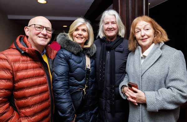 Peter and Debbie Robinson, Beatrice Byrne and Julie McDonough at the Valentine's with enCÓRe performance in St Mary’s Church, Carlow Peter and Debbie Robinson, Beatrice Byrne and Julie McDonough at the Valentine's with enCÓRe performance in St Mary’s Church, Carlow