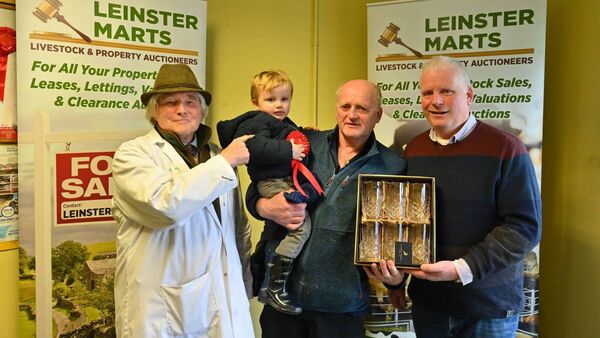 Full clearance of stock at Leinster Marts Carlow busy spring sale