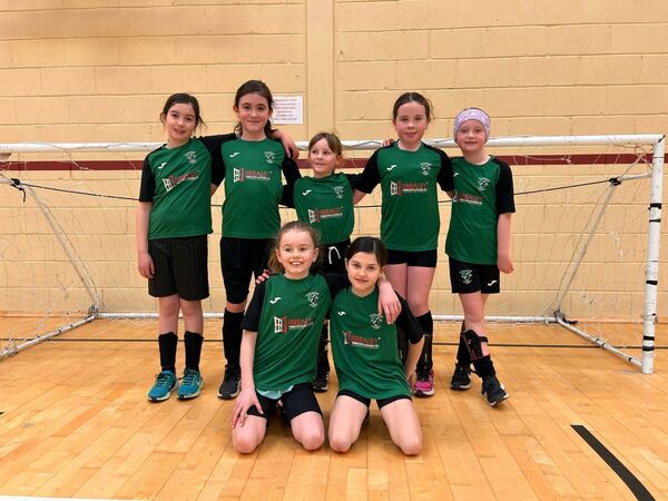 St Lazerian's U10 girls were Mia O Leary, Cara Purcell, Connie Wade, Emilia Gahan, Rachel Minchin; (Front l to r): Jessie Callaghan and Maebh Coady. St Lazerian's U10 girls were Mia O Leary, Cara Purcell, Connie Wade, Emilia Gahan, Rachel Minchin; (Front l to r): Jessie Callaghan and Maebh Coady.