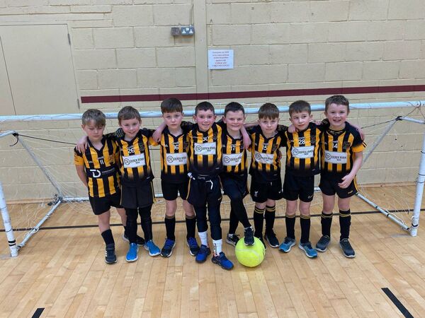 Myshall's U10 boys lost 2-1 in extra time to Burrin Area. The team was (l-r) Evan Slye, Eoghan OToole, Alfie Minchin, Charlie O'Shea, Adam Roberts, Charlie Redmond, Callum Smithers and Luke Nolan. Myshall's U10 boys lost 2-1 in extra time to Burrin Area. The team was (l-r) Evan Slye, Eoghan OToole, Alfie Minchin, Charlie O'Shea, Adam Roberts, Charlie Redmond, Callum Smithers and Luke Nolan.