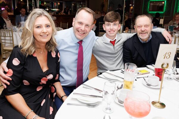 Andrea, John and Charlie McHugh and Barney Ffrench Andrea, John and Charlie McHugh and Barney Ffrench