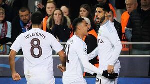 Aston Villa score twice late on to take control of tie against Club Brugge