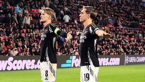 Arsenal in Champions League rout of PSV Eindhoven