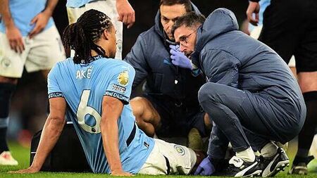 Manchester City defender Nathan Ake out for up to 11 weeks after foot surgery