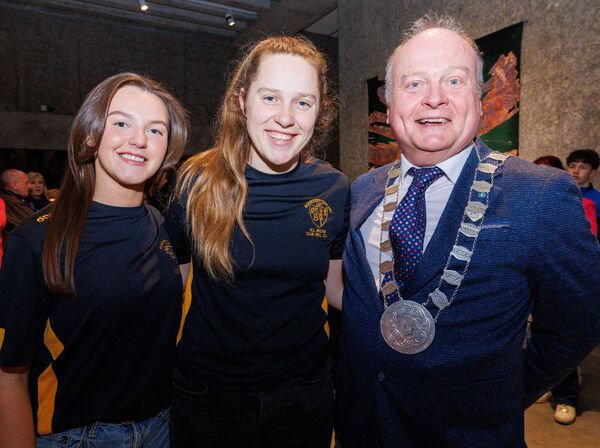 Cllr Fergal Browne with Sinead Hayden and Cliodhna Ní Shé
