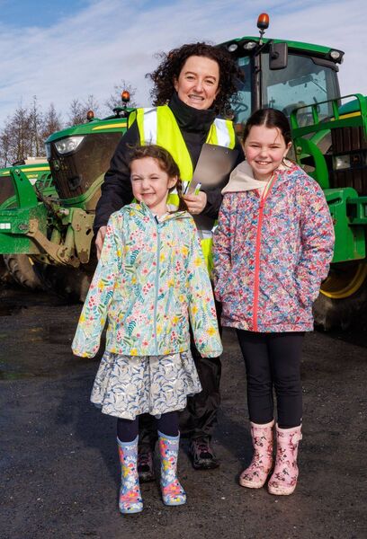 Laura Gaul with her daughters Nina and Annie