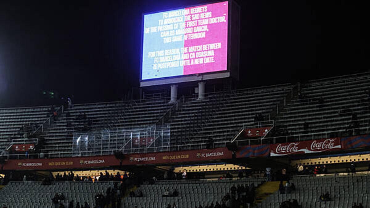 Barcelona president Joan Laporta pays tribute to ‘loved’ Carles Minarro Garcia
