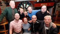 Hair everywhere at head shave for charity 