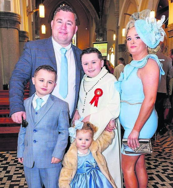 Mylie Doran with his family