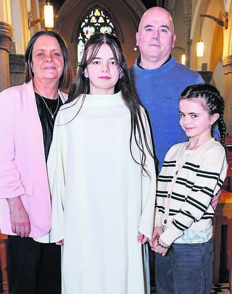 Ava Stynes with her family