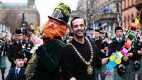 Streets of Belfast filled for colourful St Patrick’s Day parade