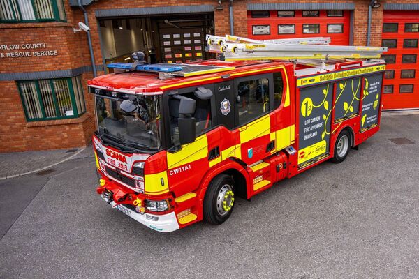 The new HVO fire engine
