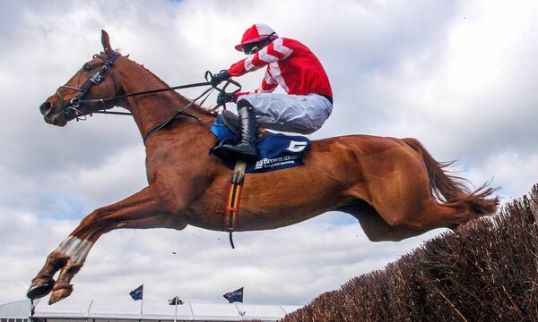 Sean O'Keeffe on Lecky Watson on his way to winning the Brown Advisory Novices' Chase Photo: ©INPHO/Tom Maher