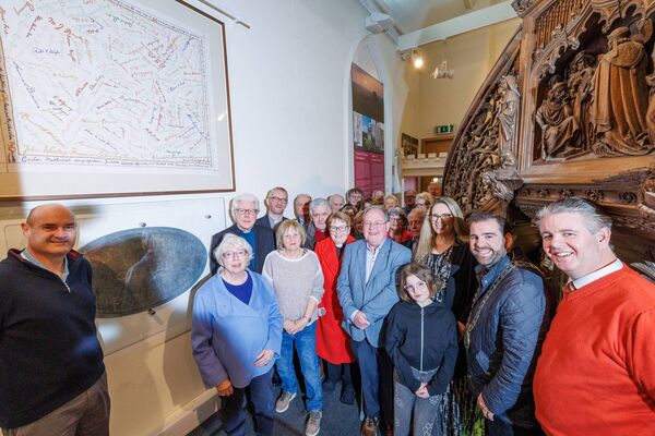 A selection of the crowd gathered in Carlow County Museum where Cllr Fergal Browne, Cathaoirleach of Carlow County Council, and Rev. John Alderdice, President of the Methodist Church in Ireland, unveiled a Methodist Church 1789 plaque and 1899 tablecloth with 183 hand stitched signatures Photo: michaelorourkephotography.ie A selection of the crowd gathered in Carlow County Museum where Cllr Fergal Browne, Cathaoirleach of Carlow County Council, and Rev. John Alderdice, President of the Methodist Church in Ireland, unveiled a Methodist Church 1789 plaque and 1899 tablecloth with 183 hand stitched signatures Photo: michaelorourkephotography.ie