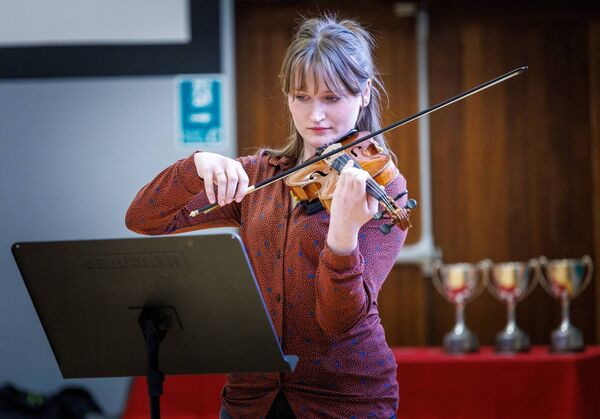 Gabriela Kapusta performs at the festival