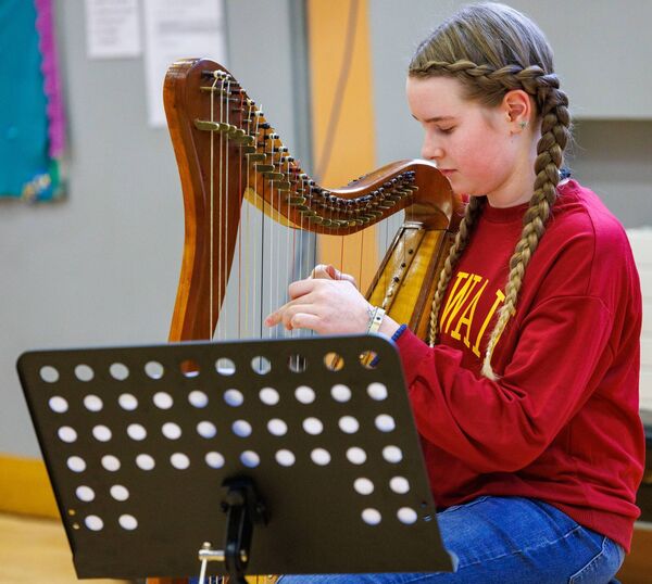 Kira Ovington performs at the festival