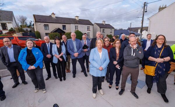 Pictured at the official opening of Station House Community and Enterprise Connected Hub in Hacketstown