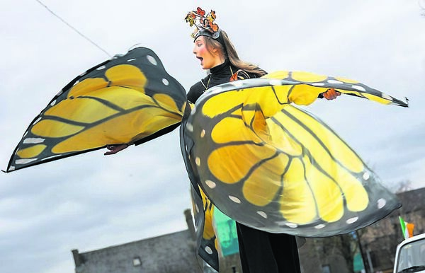 Eimear Phelan, a member of the Street Theatre Ireland group