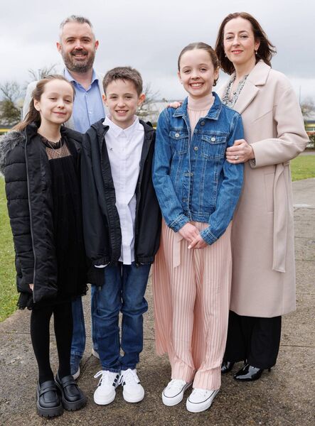 Twins Daniel and Emily Carey with their family Twins Daniel and Emily Carey with their family