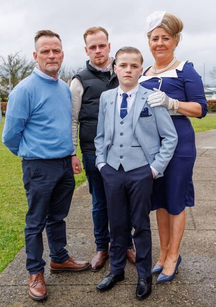Patrick O’Brien and his family Patrick O’Brien and his family