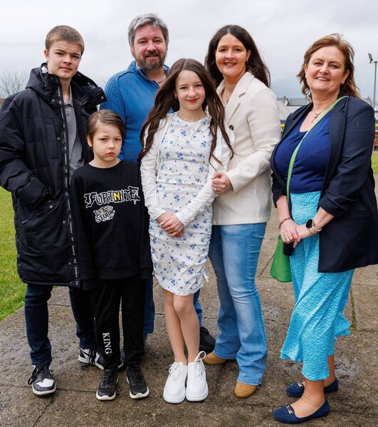 Mia McCauley-Cahill and her family Mia McCauley-Cahill and her family