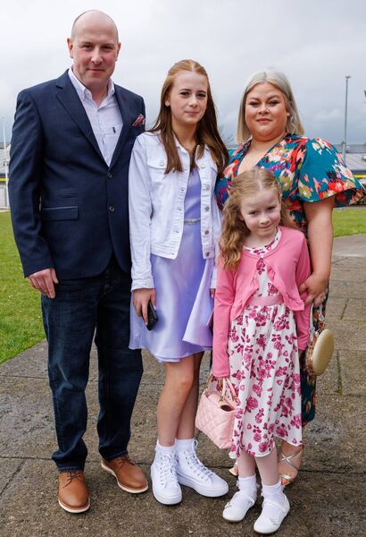 Leah Byrne and her family Leah Byrne and her family