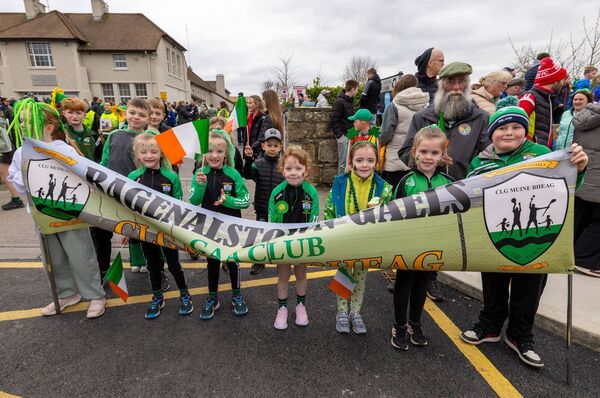 Junior members of the Bagenalstown Gaels