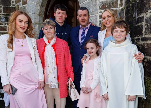 Cillian Walsh and his family