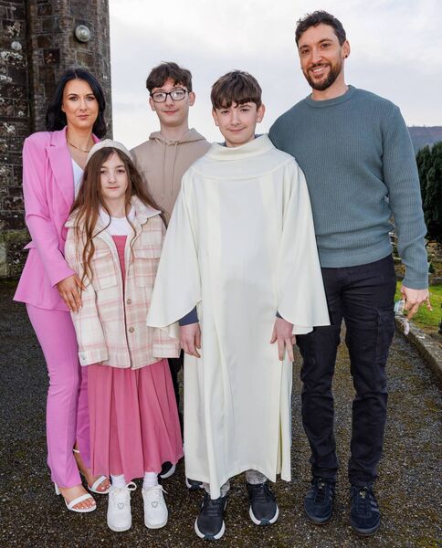 Mikey Kavanagh and his family
