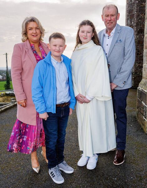 Clíona Brennan and her family