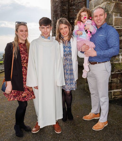 Lucas Scully and his family
