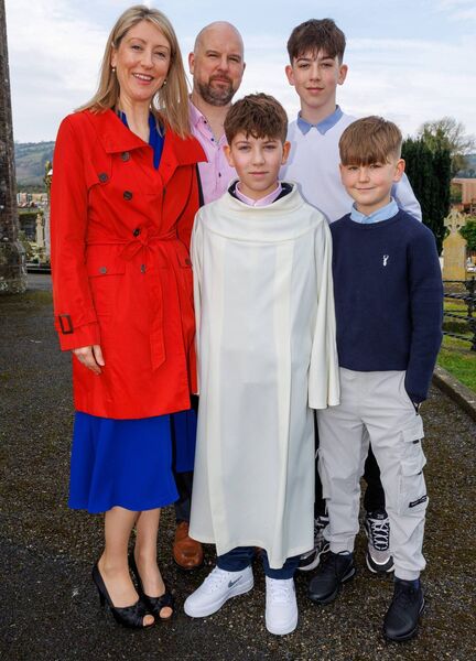 James McFeeley and his family