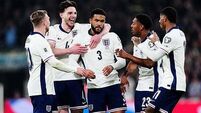 Reece James’ fabulous free-kick sets England on course for victory over Latvia
