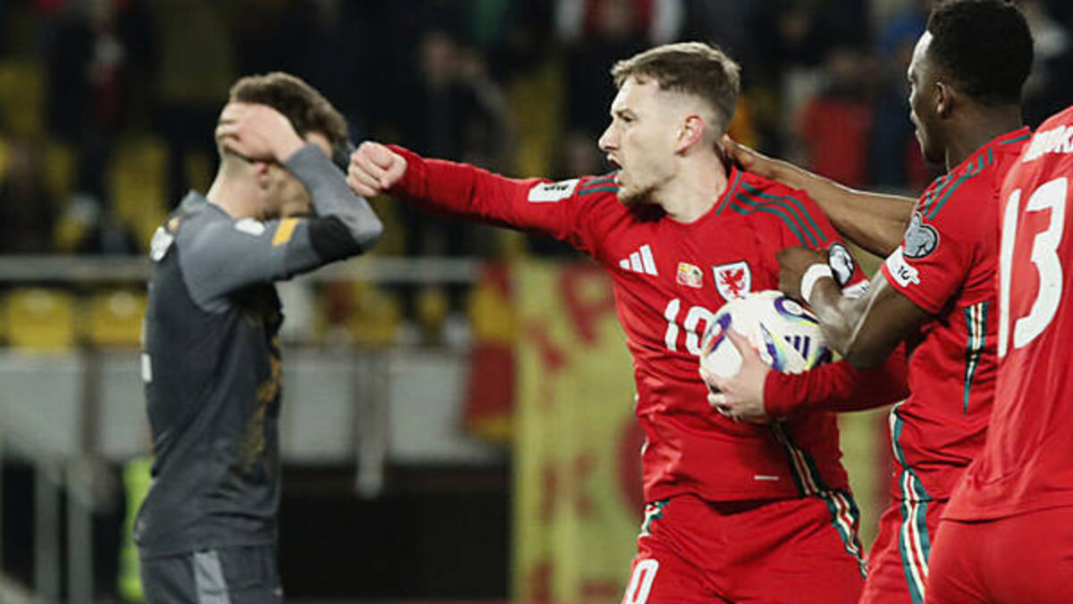 Wales snatch last-gasp point in World Cup qualifier away to North Macedonia