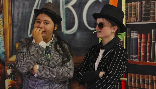 Molly McEvoy McNally, father of Matilda and Paige Challoner as the Russian guy