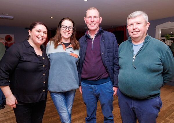 At Frankie Brennan’s retirement party in the Ardattin Inn were Leanne Mackin, Siobháin Brophy, Jim Sinnott and Jim O’Neill At Frankie Brennan’s retirement party in the Ardattin Inn were Leanne Mackin, Siobháin Brophy, Jim Sinnott and Jim O’Neill