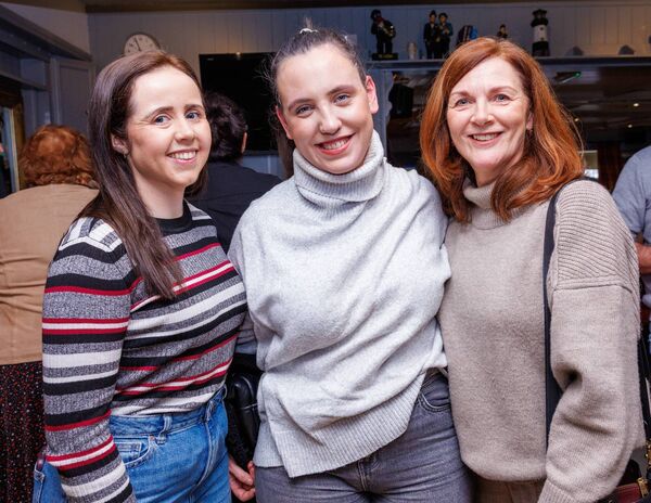 Claire Murphy, Eimear Sinnott and Mary Ronan at Frankie Brennan’s retirement party in the Ardattin Inn Claire Murphy, Eimear Sinnott and Mary Ronan at Frankie Brennan’s retirement party in the Ardattin Inn