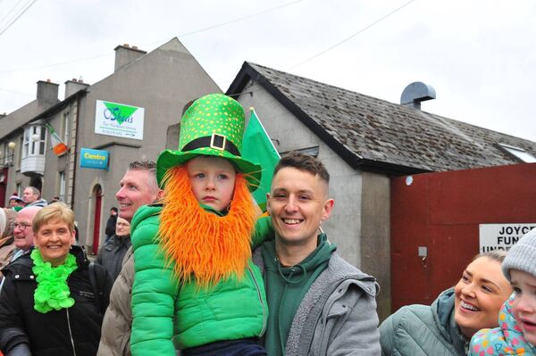 All out for the St Patrick's Day parade in Borris