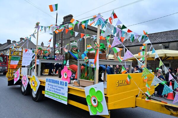 Rathanna ICA had a very colourful float