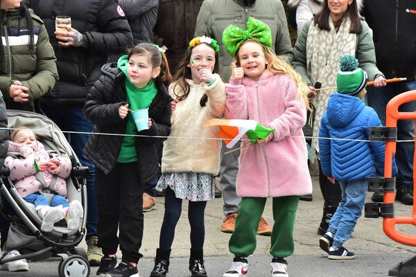 Enjoying the Borris St Patrick's Day parade