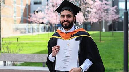 Palestinian student receives first-class honours and tops class at DCU
