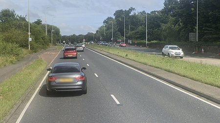 Man arrested after colliding with several cars while driving wrong way on road
