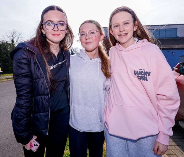 Jessica Hennessy, Grace Hayden and Ella Dowling 