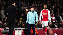 Gabriel ruled out for rest of Arsenal’s season as hamstring injury needs surgery