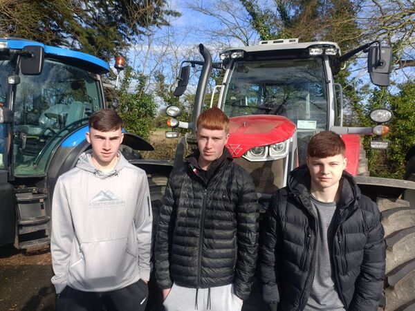 Shane Lawlor, Tadhg McHugh and Ryan Dunne