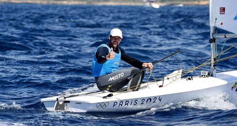 Finn Lynch wins Bronze at the Princess Sofia Olympic Classes Regatta 