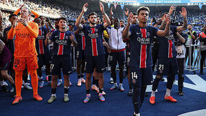 Paris St Germain clinch title while Real Madrid slip leaves Barcelona four clear